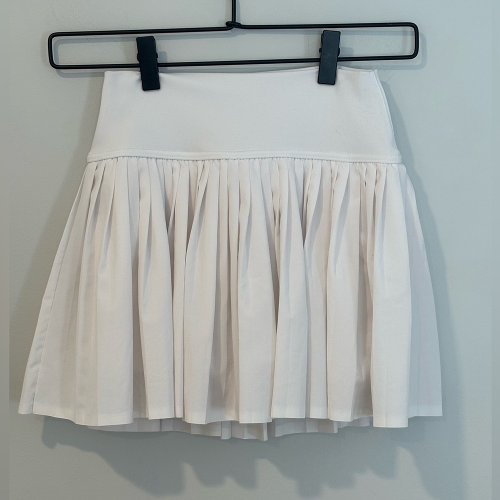 Aerie Offline All Aces Pleated Tennis Skort - White